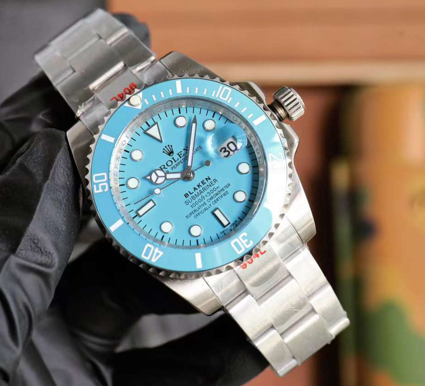 Luxury Turquoise Base Fashion Watch