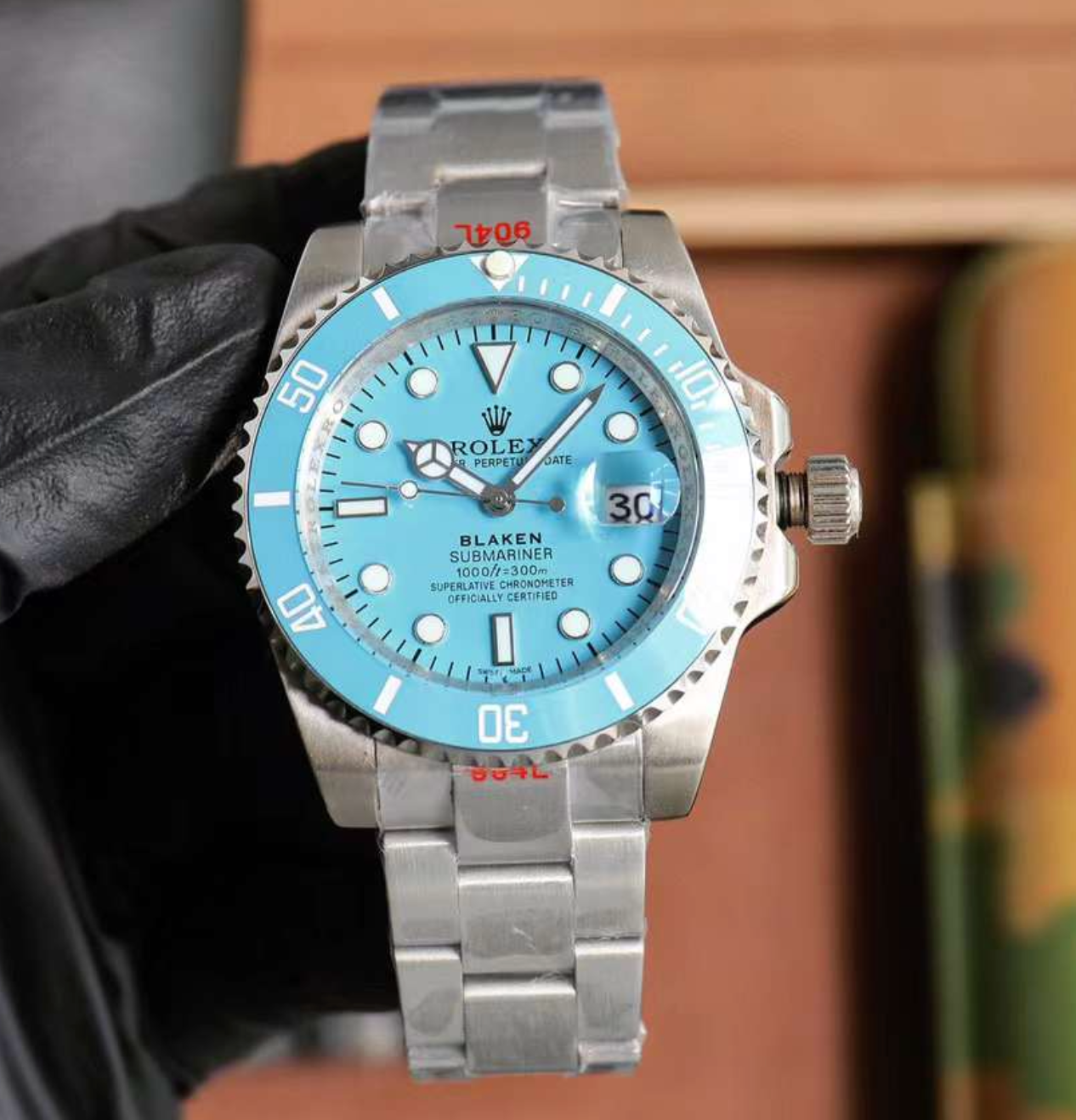 Luxury Turquoise Base Fashion Watch