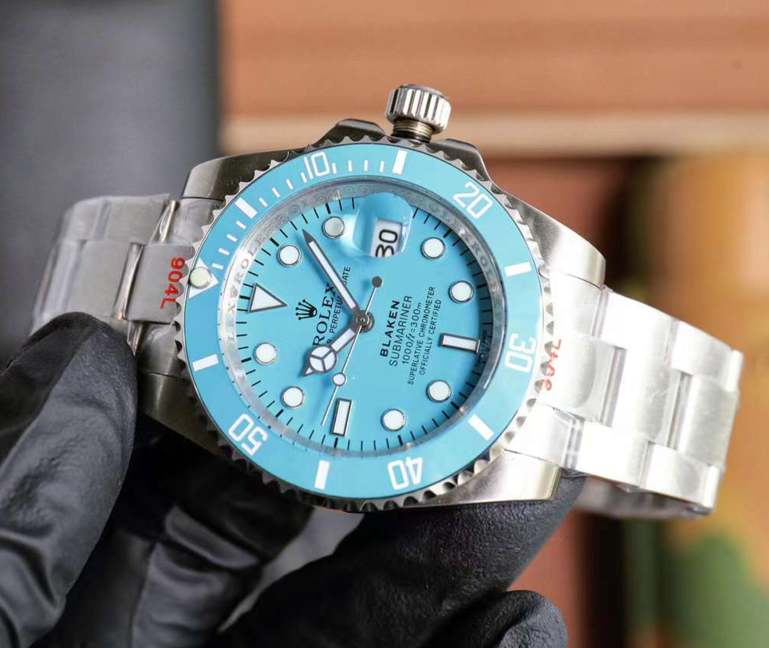 Luxury Turquoise Base Fashion Watch