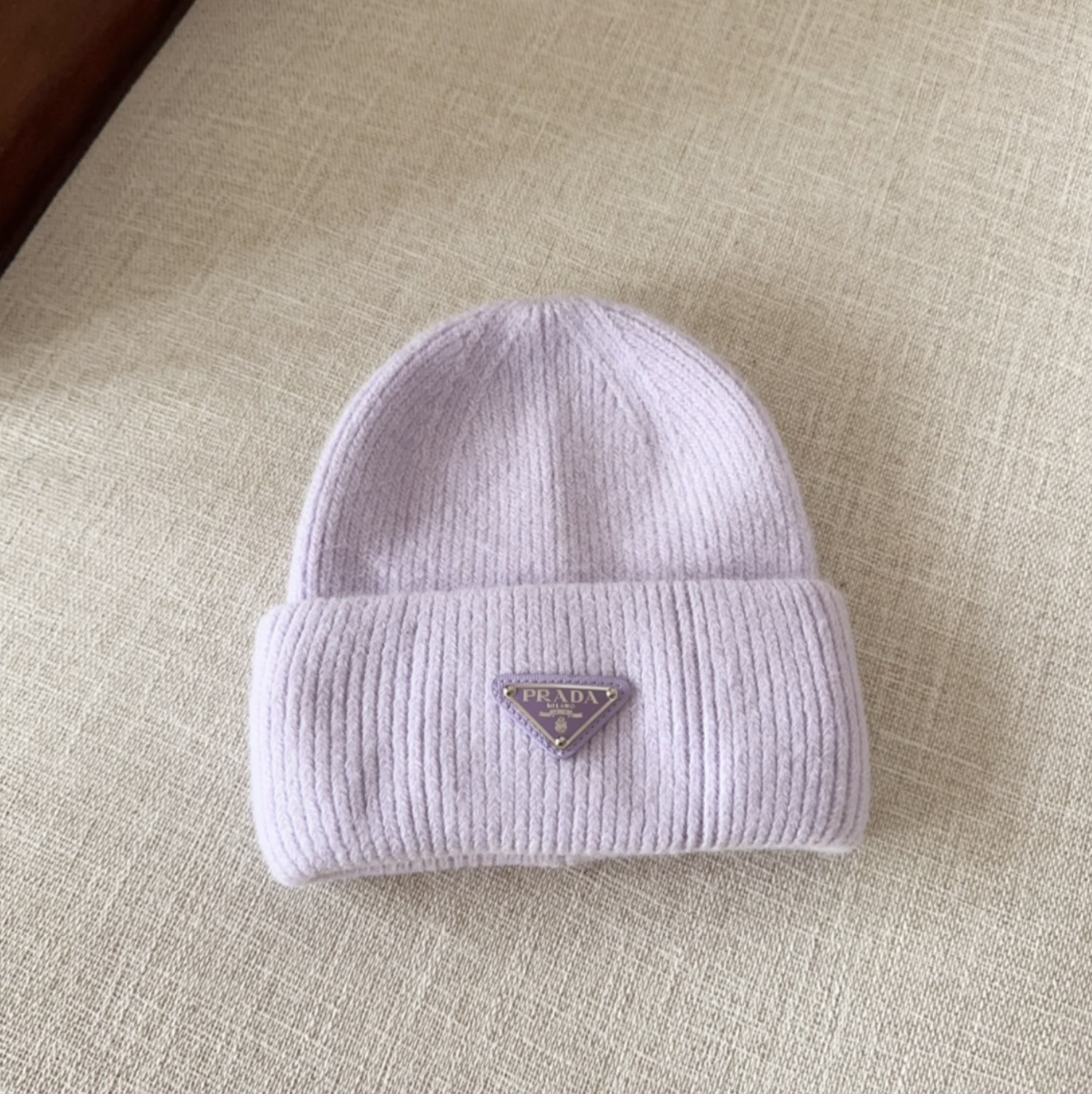 Classic Purple Diamond Fashion Beanie