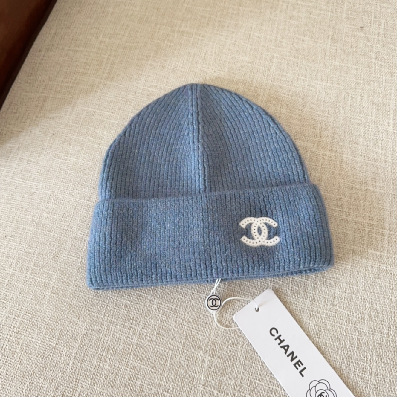 Classic Aqua CC Design Fashion Beanie