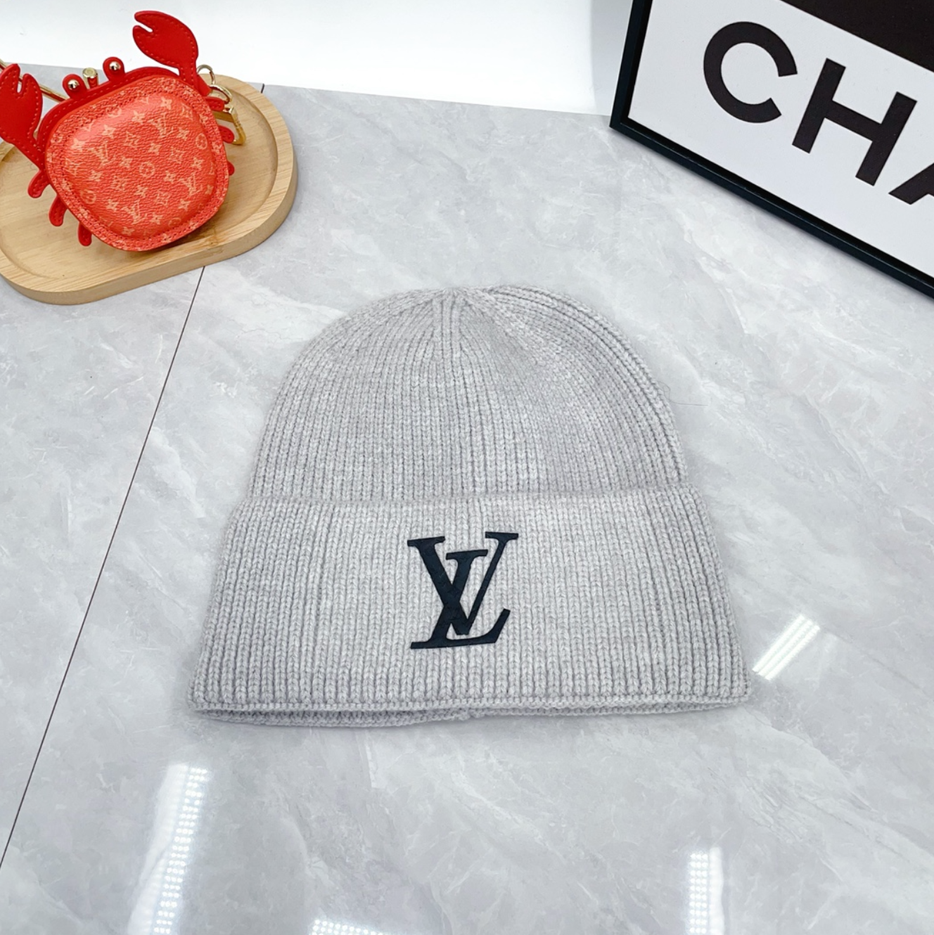 Luxury Cool Grey Fashion Beanie