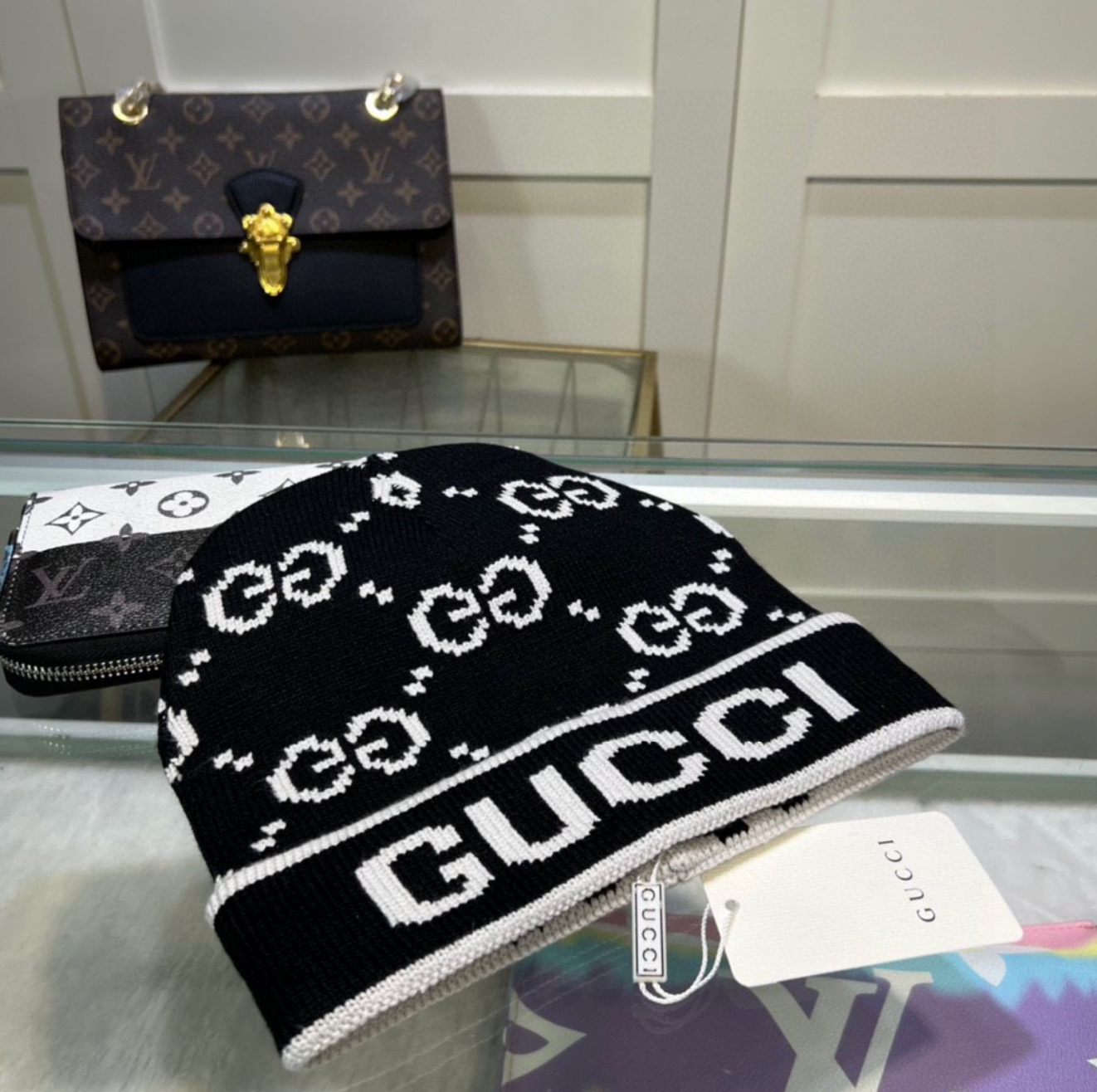 Luxury Black GG Fashion Beanie