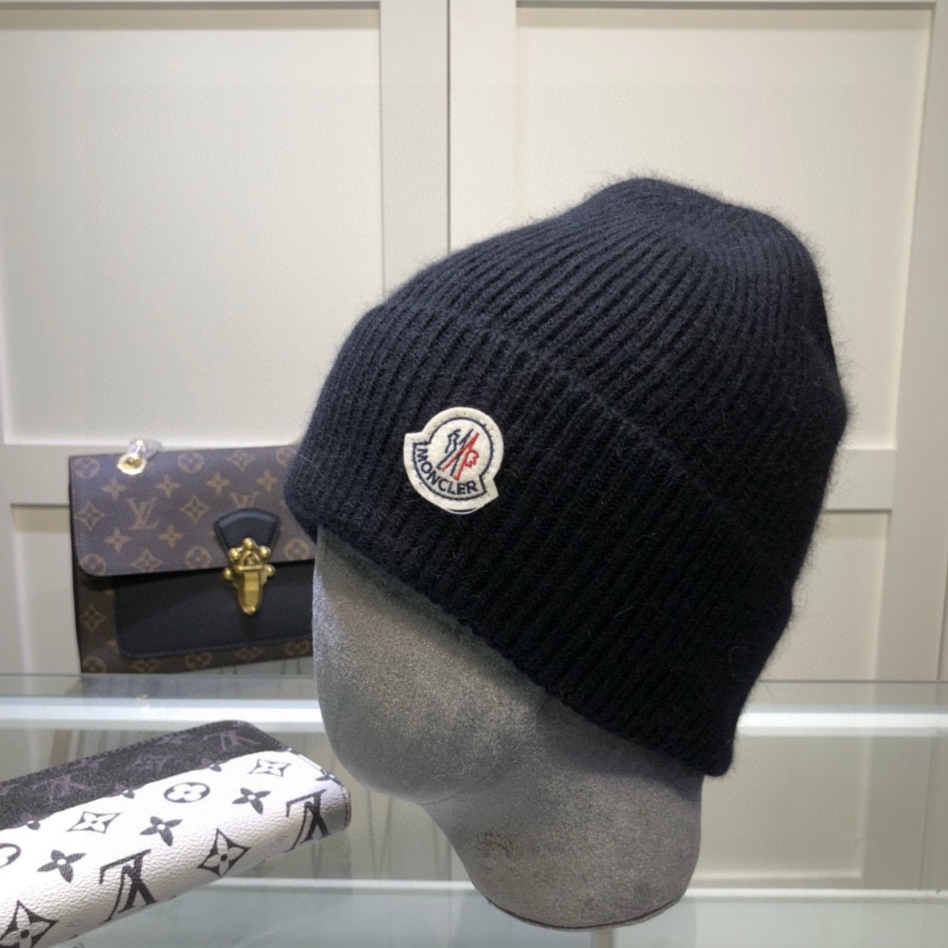 Luxury Pitch Black Fashion Beanie