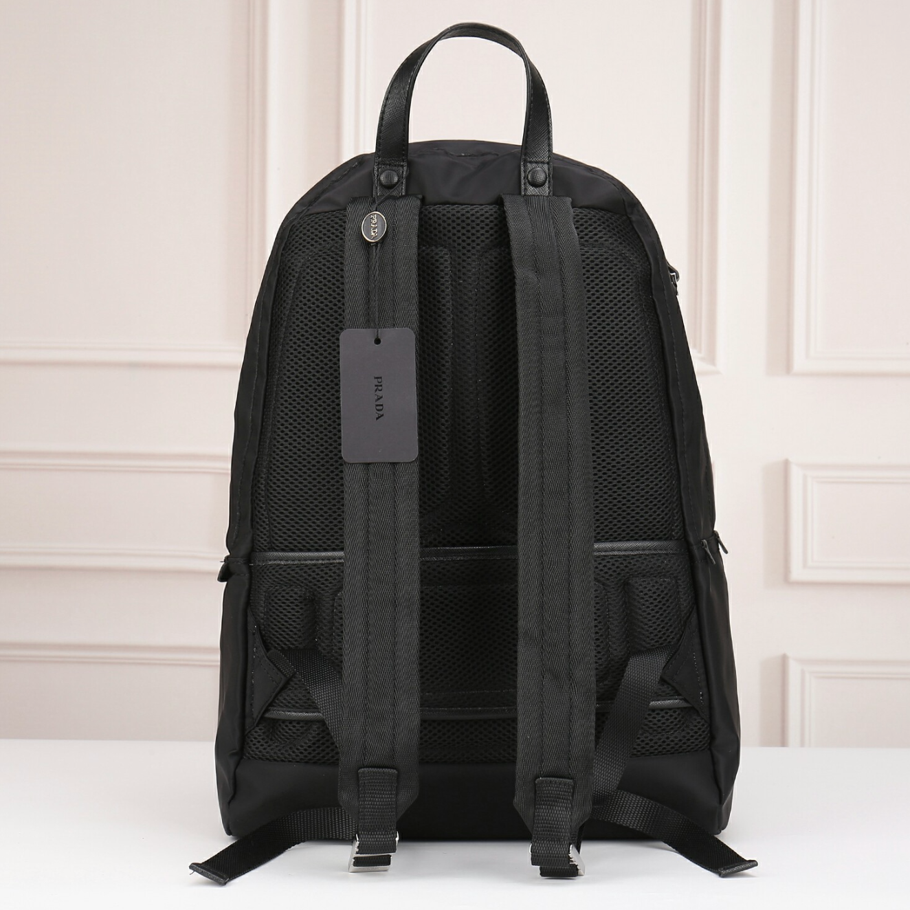 Classic Silver Diamond Design Fashion Backpack