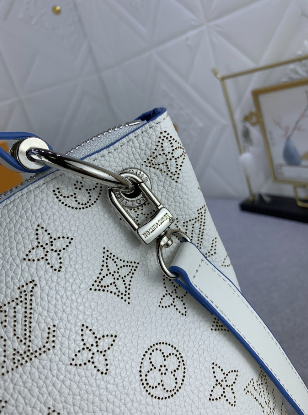 Unique Cool Blue Charm Print Fashion Handbag