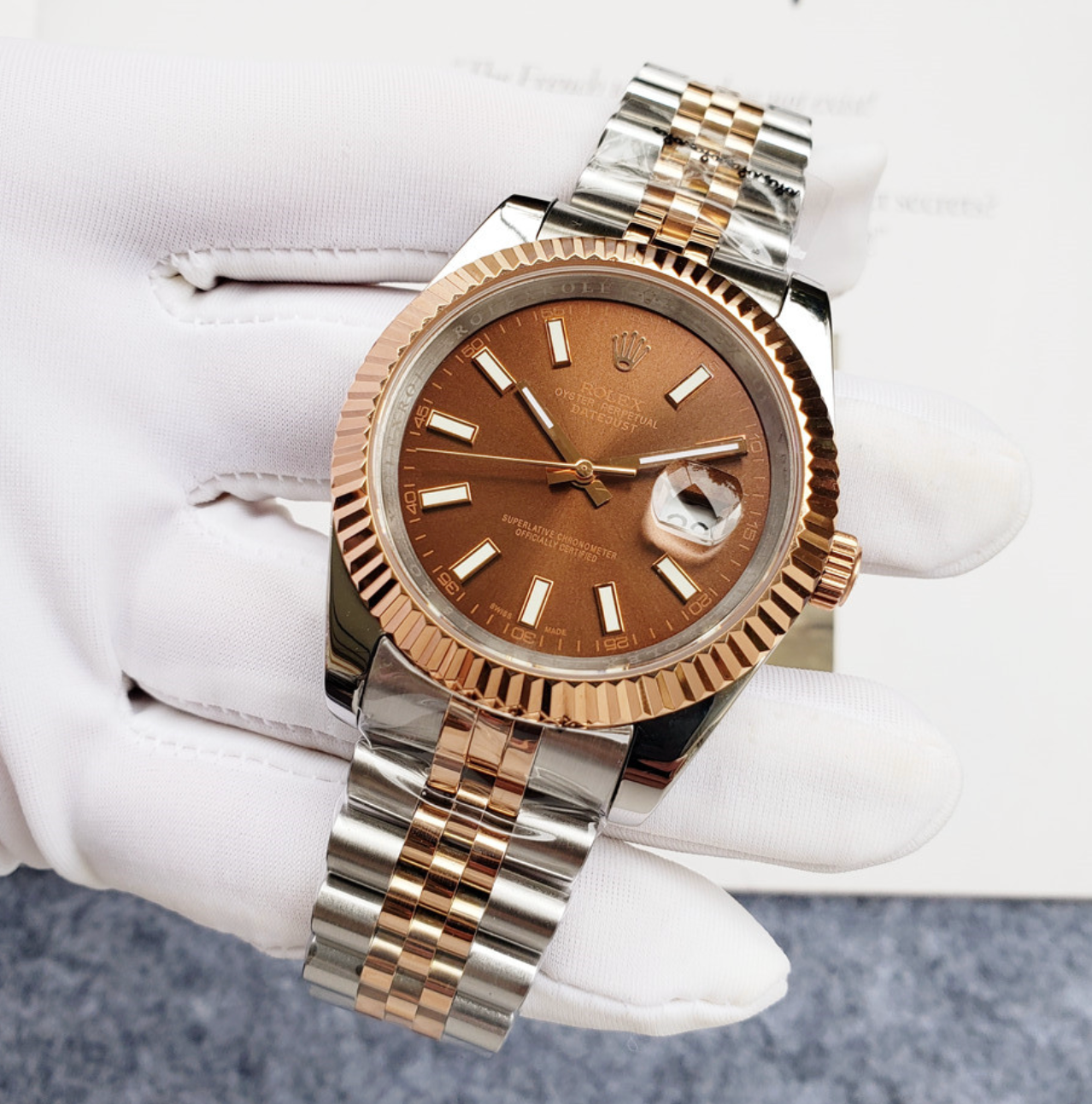 Luxury Cafe Brown Fashion Watch