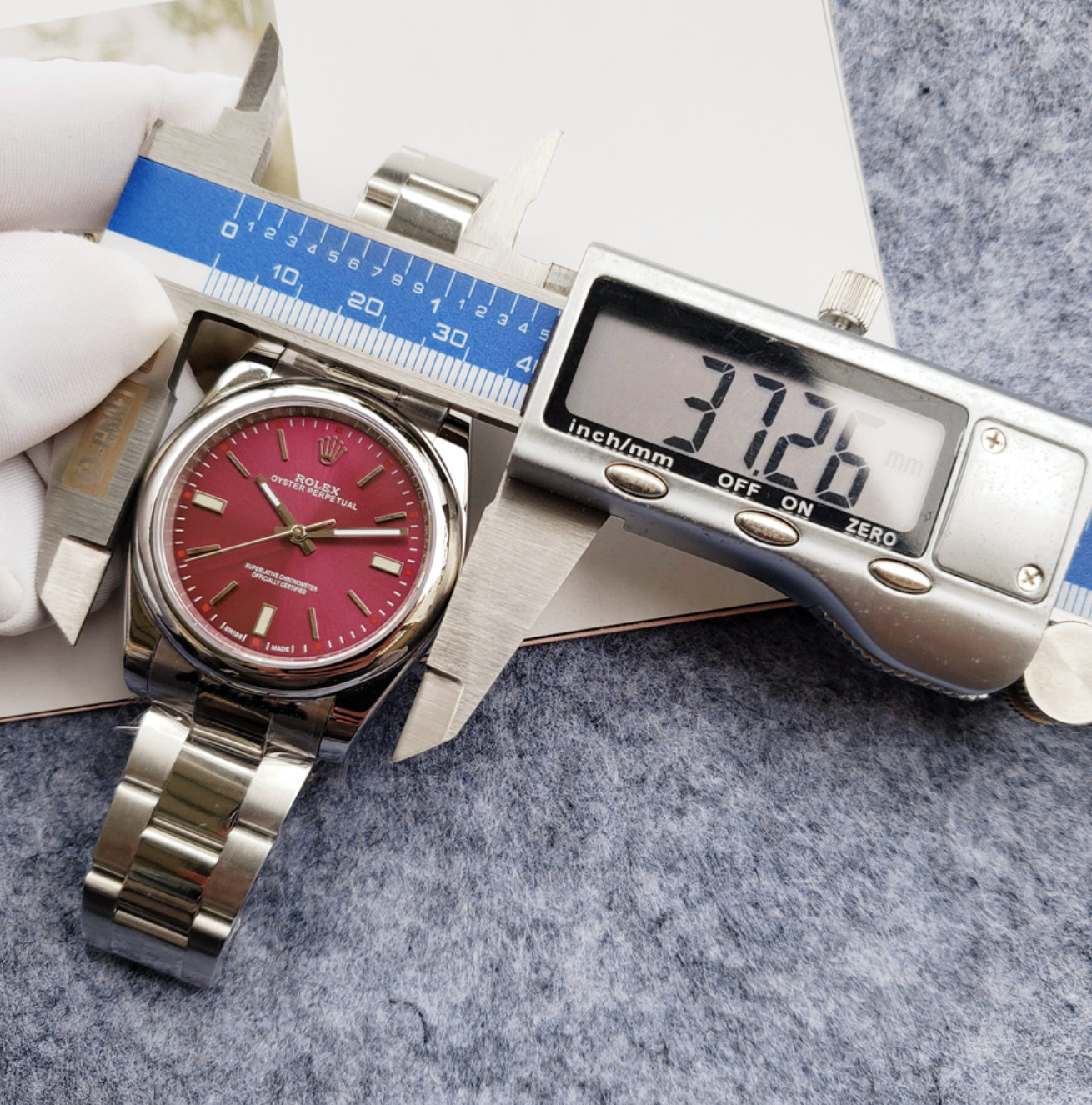 Luxury Cherry Red Fashion Watch