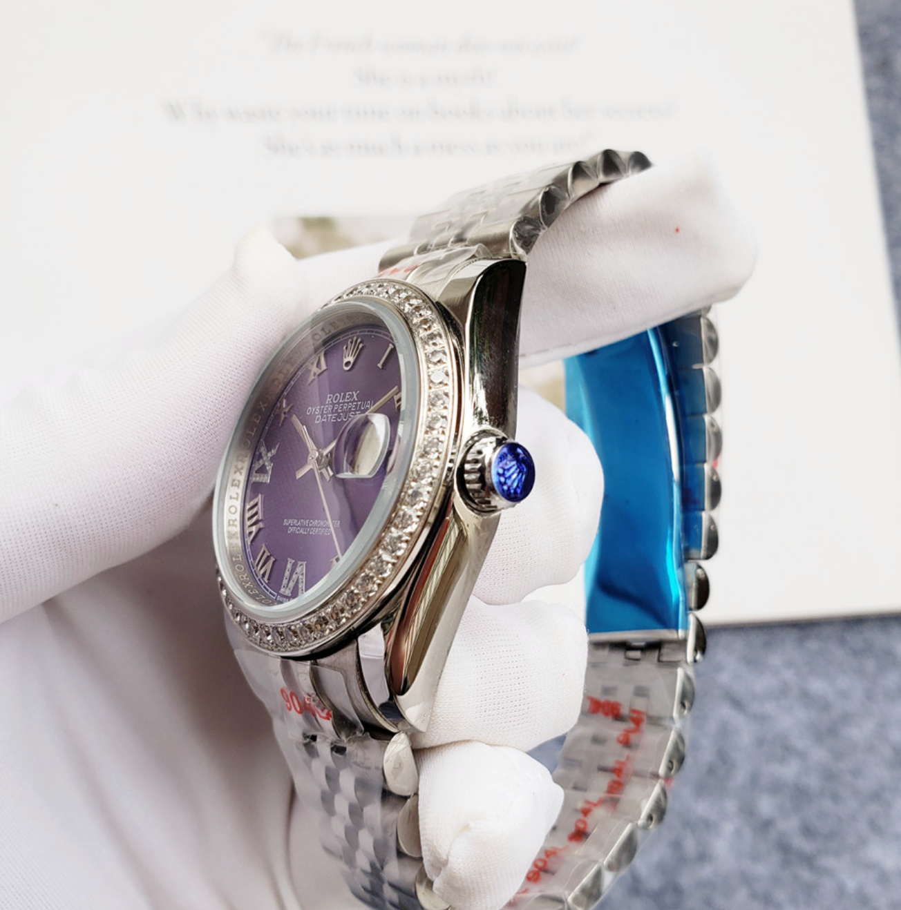 Luxury Grape Purple Fashion Watch