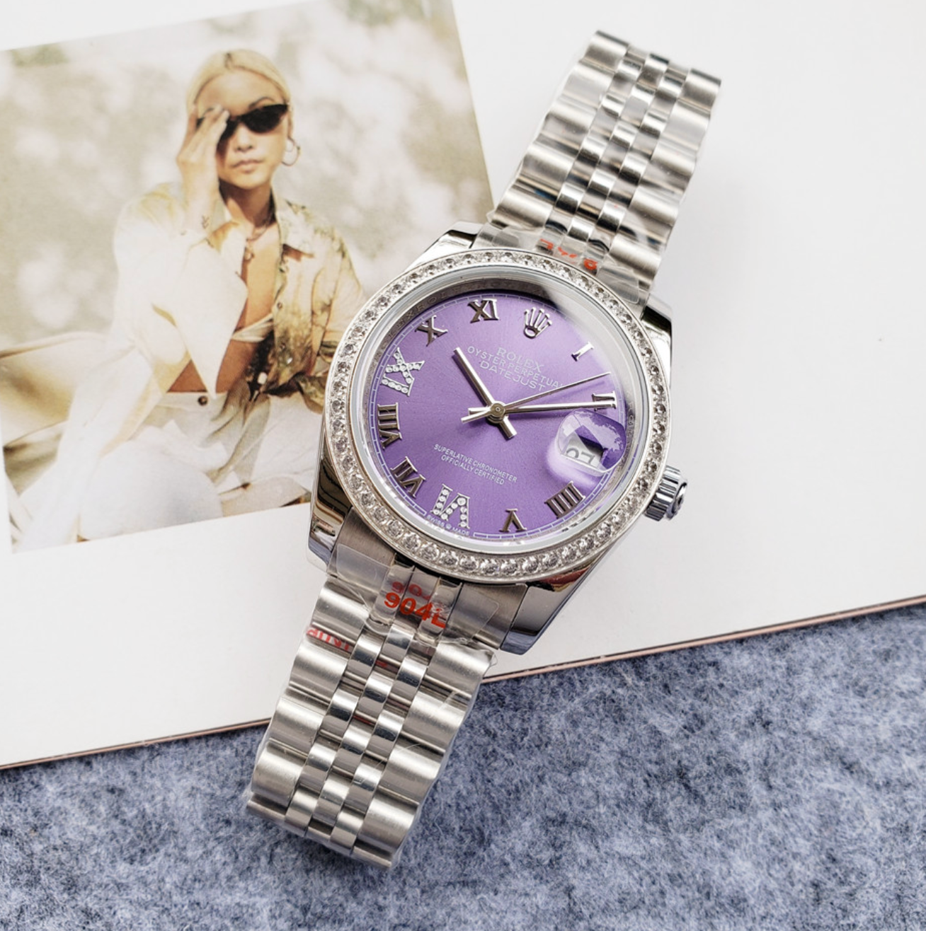 Luxury Grape Purple Fashion Watch