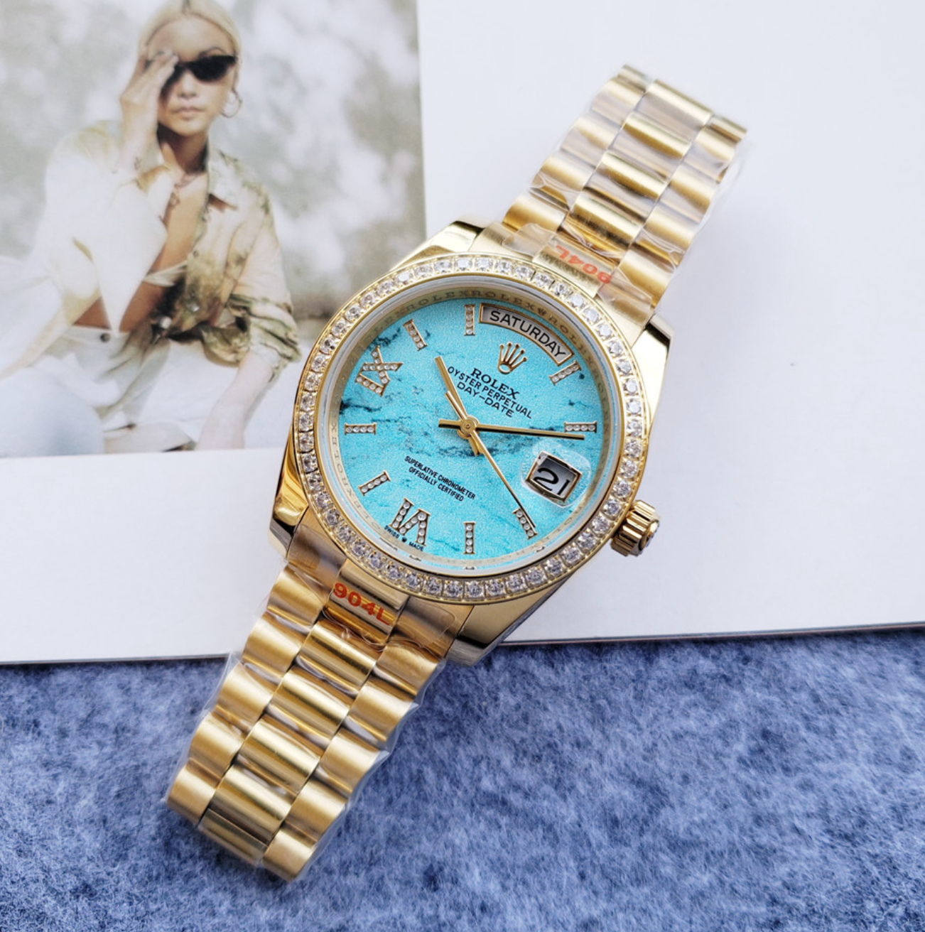 Luxury Beach Water Blue Fashion Watch