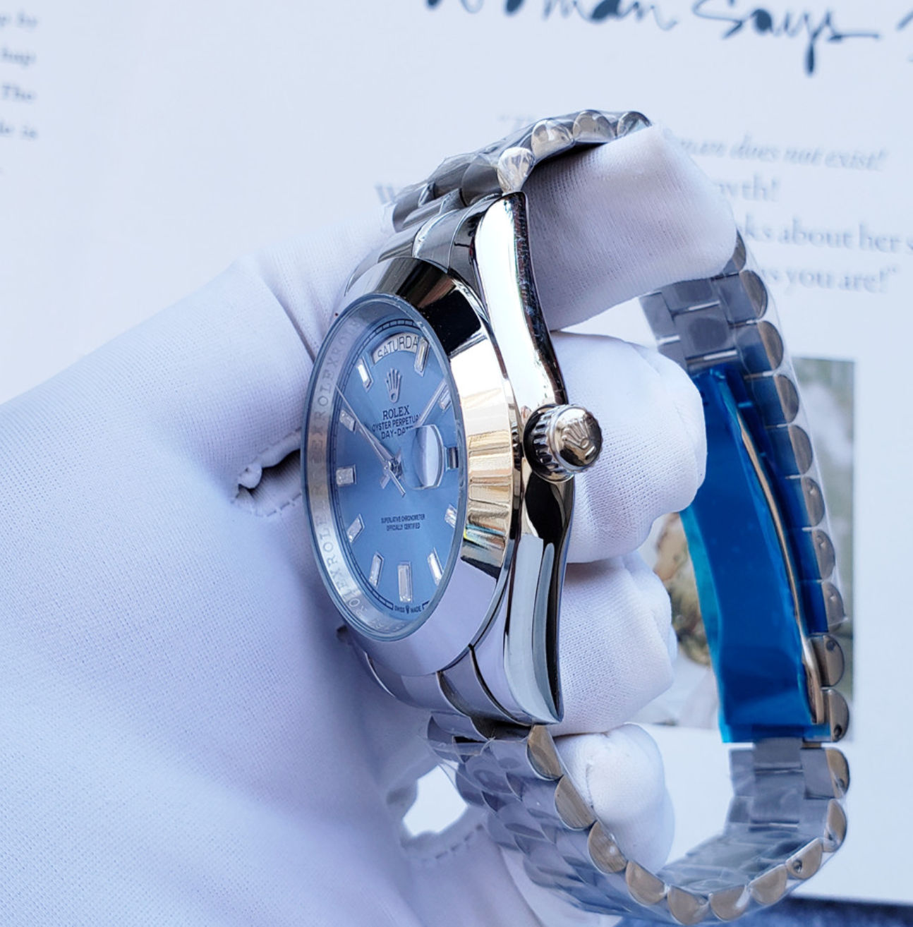 Luxury Pool Blue Fashion Watch