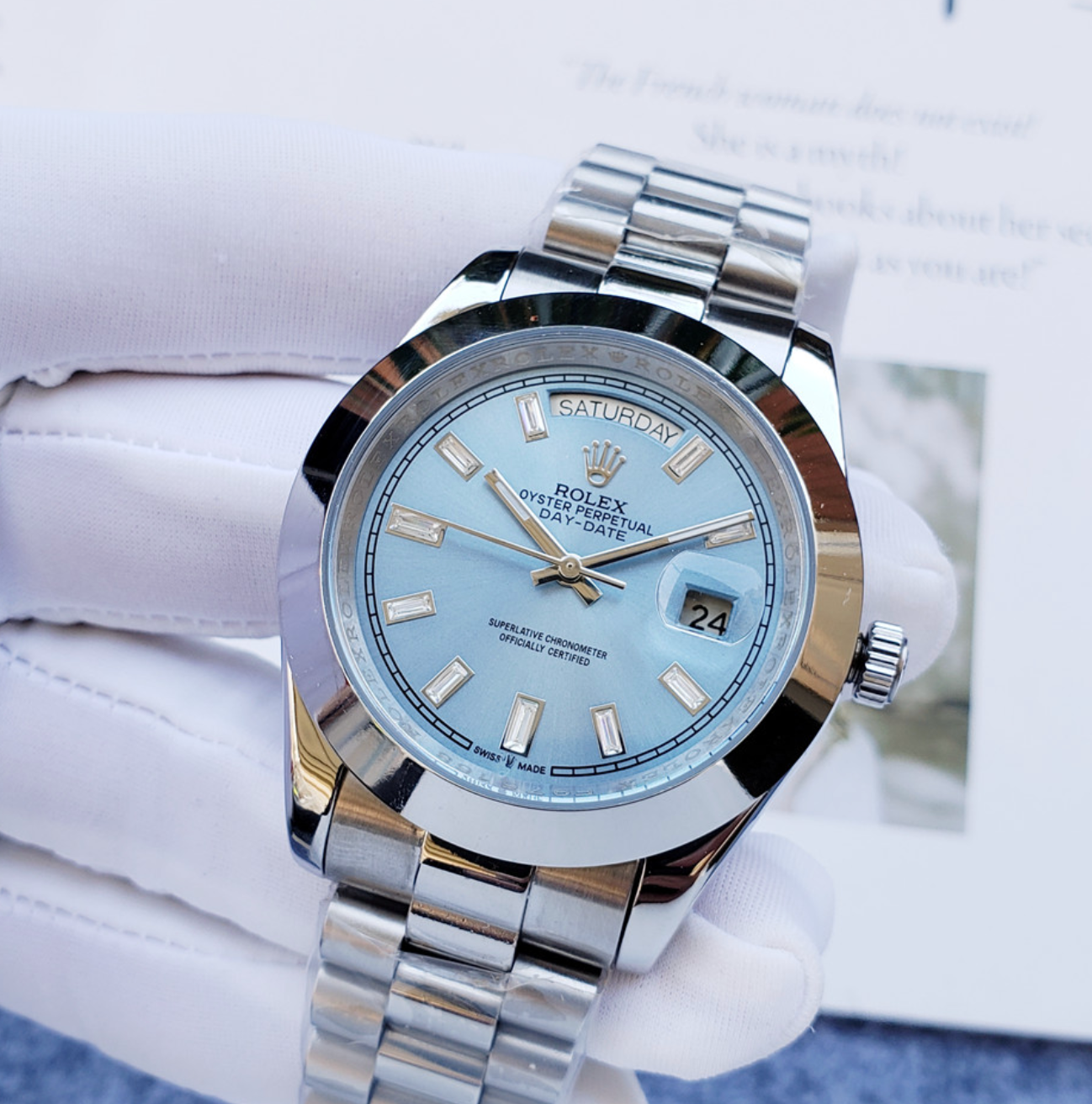 Luxury Pool Blue Fashion Watch