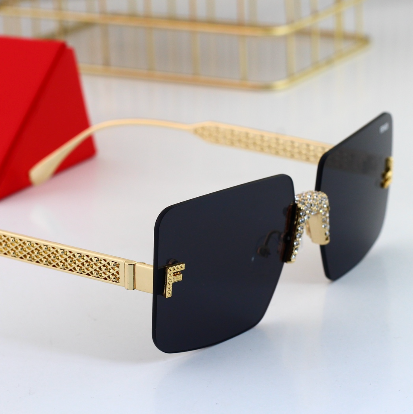 Luxury Cross Pattern Fashion Sunglasses