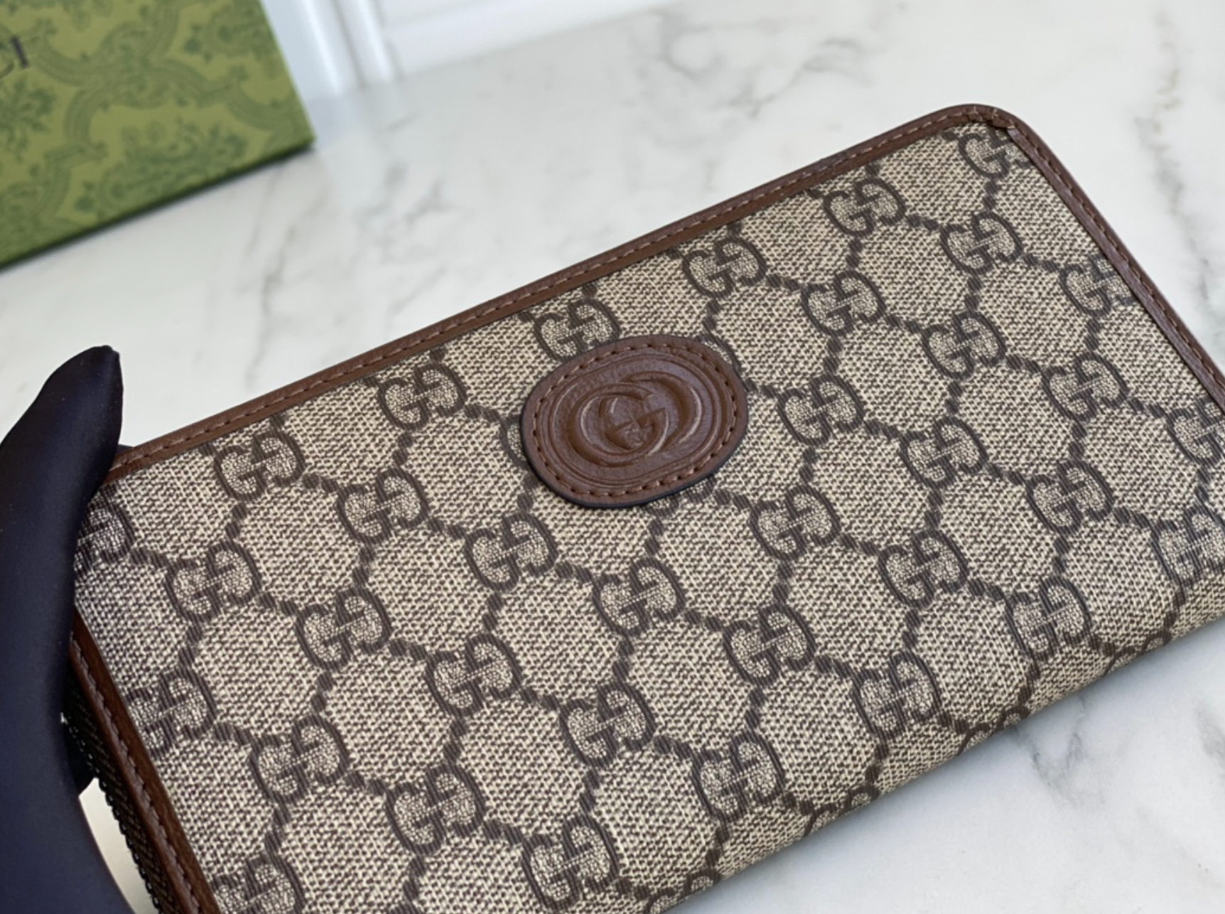 Luxury Cafe Pattern Fashion Wallet