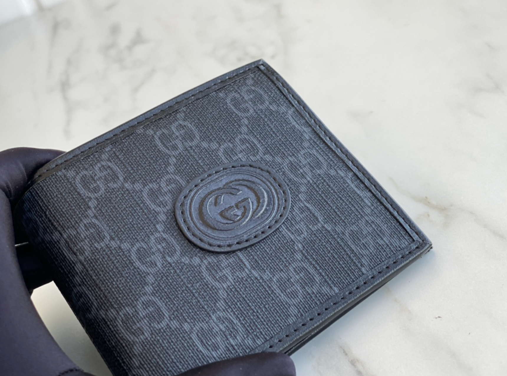 Luxury Black Print Fashion Wallet