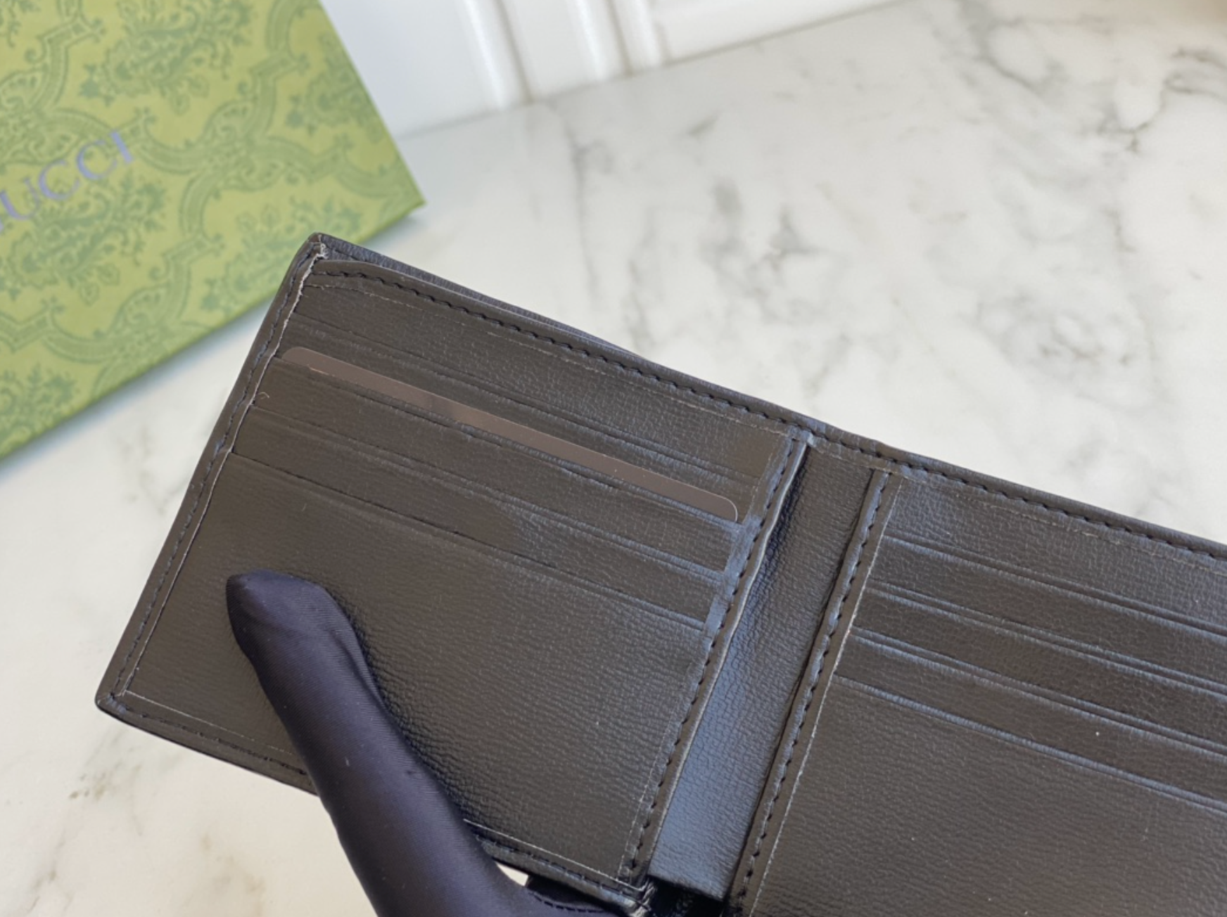 Luxury Black Print Fashion Wallet