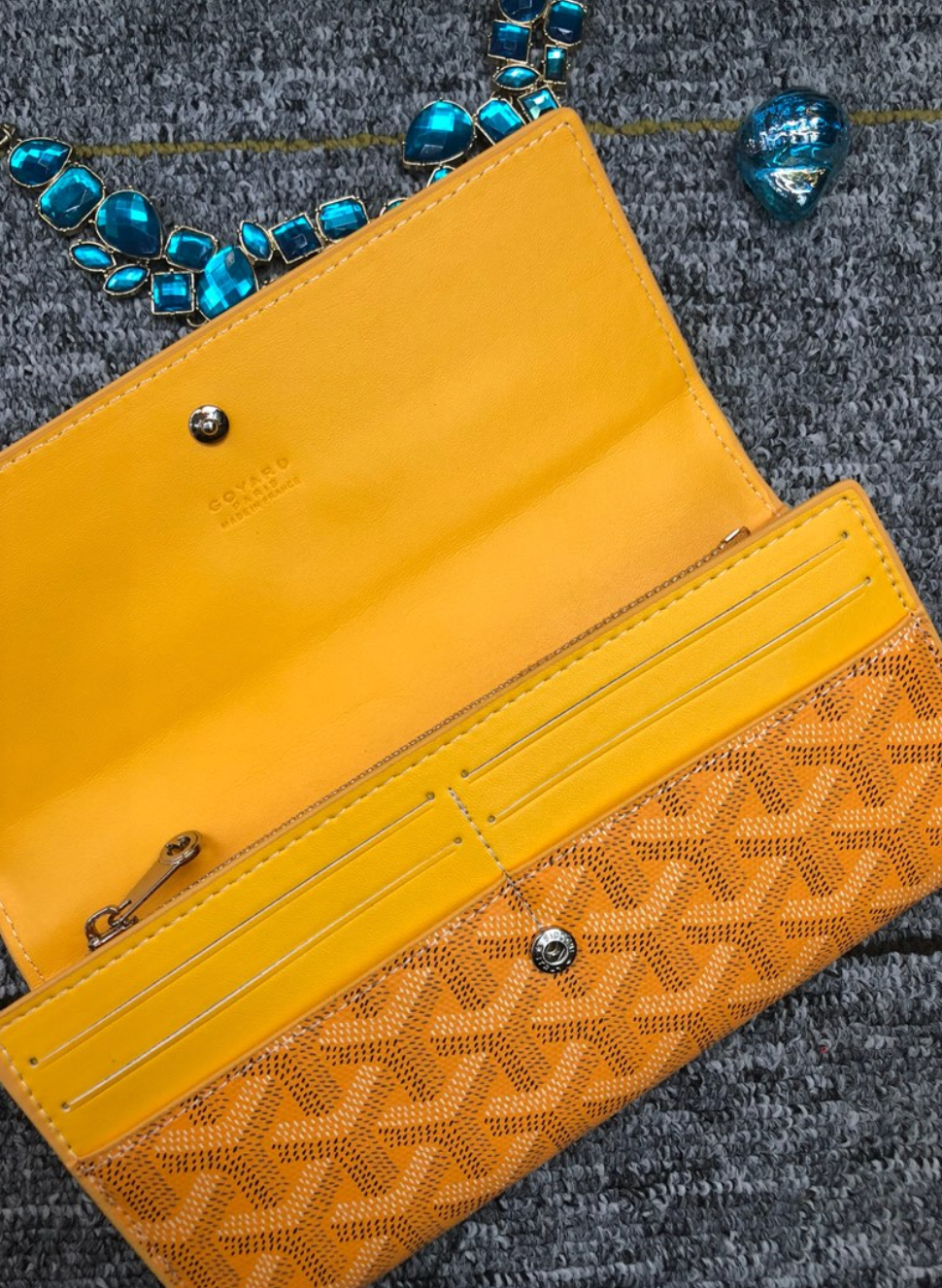 Luxury Sunset Yellow Fashion Wallet