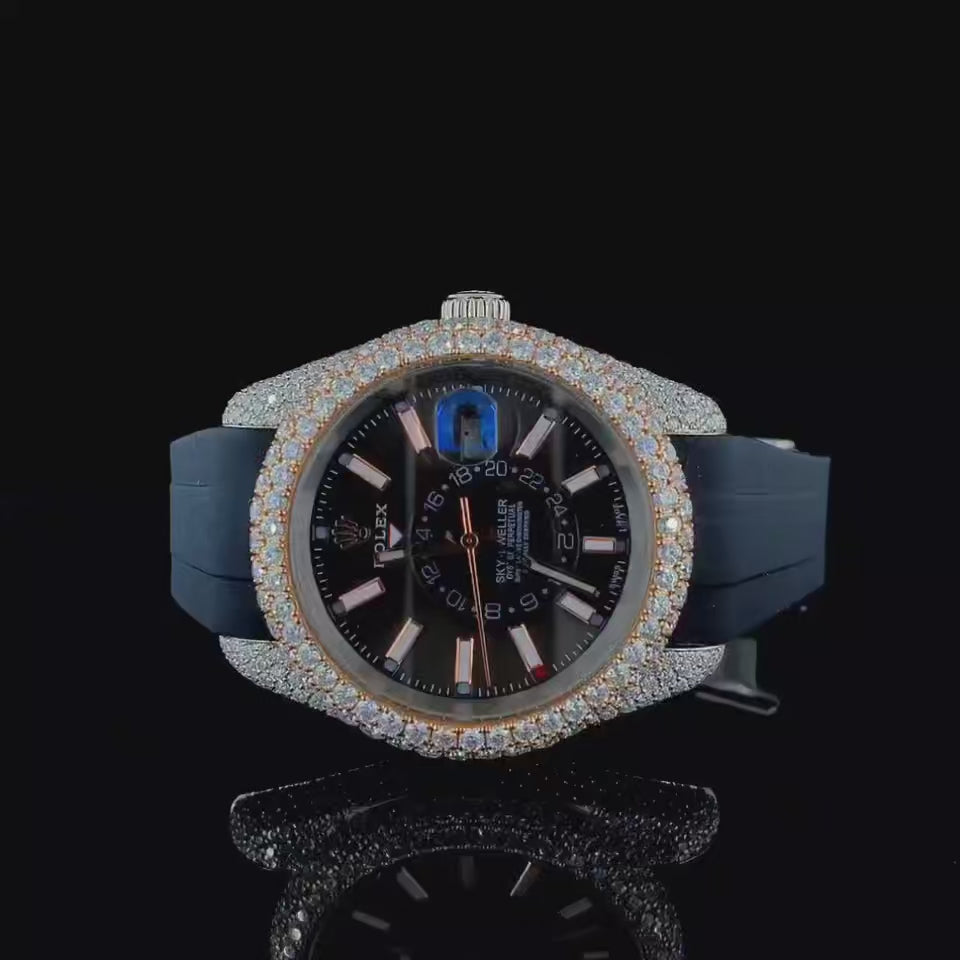 Vincenzo Onyx™️ VVS Moissanite Diamond Simple Luxury Watch