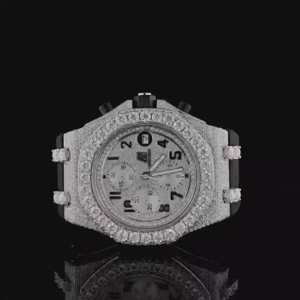 Vincenzo Onyx™️ VVS Moissanite Diamond Simple Dazzled Frame Luxury Watch